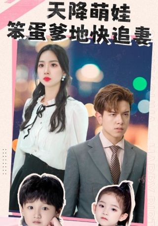 短剧天降萌娃笨蛋爹地快追妻海报