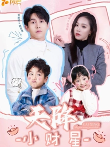 短剧天降小财星海报