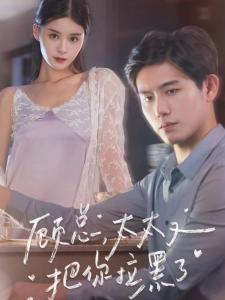 短剧顾总，太太又把你拉黑了海报