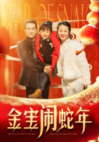 短剧金宝闹蛇年海报