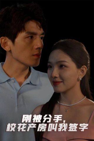 短剧刚被分手，校花产房叫我签字海报