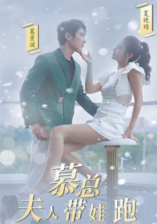 短剧慕总夫人带娃跑海报