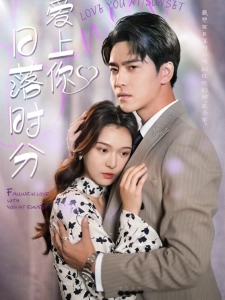 短剧日落时分爱上你海报