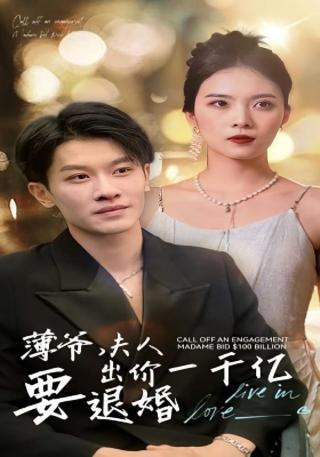 短剧薄爷，夫人出价一千亿要退婚海报