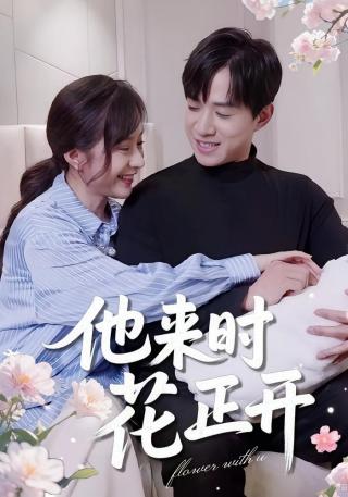 短剧他来时花正开海报