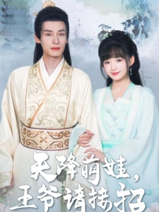 短剧天降萌娃，王爷请接招海报