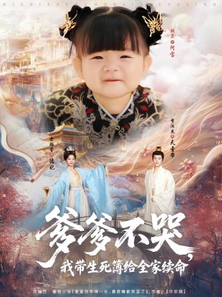 短剧爹爹不哭，我带生死簿给全家续命海报