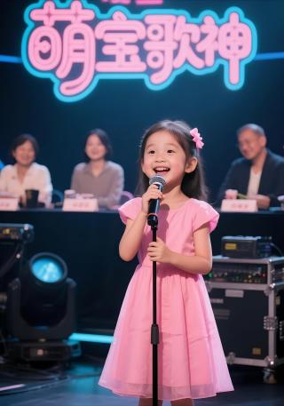 短剧萌宝歌神海报