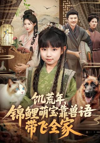 短剧饥荒年，锦鲤萌宝靠兽语带飞全家海报