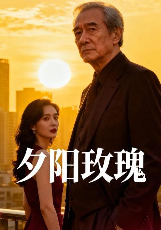 短剧夕阳玫瑰海报