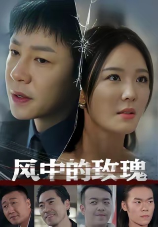 短剧风中的玫瑰海报