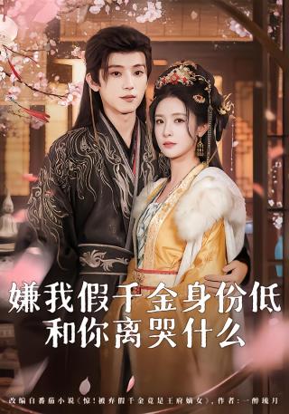 短剧嫌我假千金身份低，和你离哭什么海报