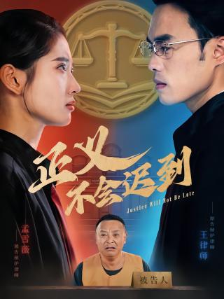 短剧正义不会迟到海报