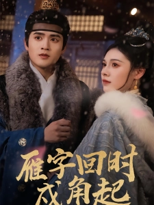 短剧雁字回时戍角起海报