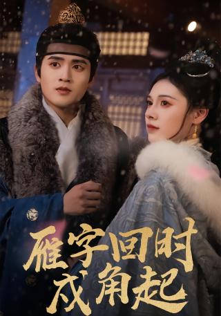 短剧雁字回时戍角起海报