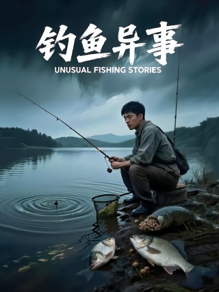 短剧钓鱼异事海报